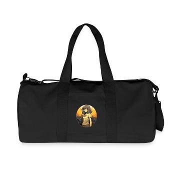 Anime Girl10 - Sac de sport en toile recyclée Stanley/Stella - noir - Devant