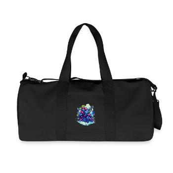 Blueberry - Recycled Canvas Sports Bag by Stanley/Stella - black - Front