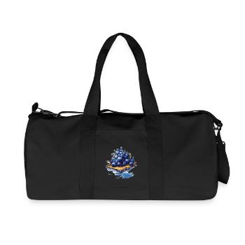 Blueberry - Recycled Canvas Sports Bag by Stanley/Stella - black - Front