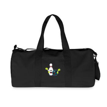 Bowling Bowling Ball Pin - Recycled Canvas Sports Bag by Stanley/Stella - black - Front
