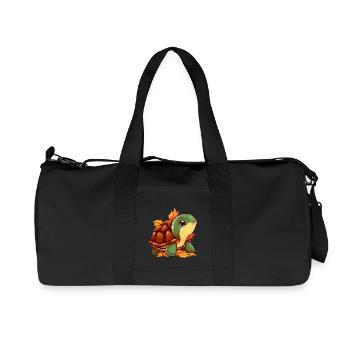 Autumn turtle: walk through - Recycled Canvas Sports Bag by Stanley/Stella - black - Front