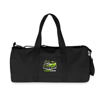Tuning Car - Recycled Canvas Sports Bag by Stanley/Stella - black - Front
