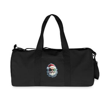 Santa Claus - illustration - Recycled Canvas Sports Bag by Stanley/Stella - black - Front