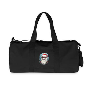 Santa Claus - illustration - Recycled Canvas Sports Bag by Stanley/Stella - black - Front