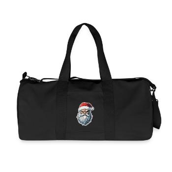 Santa Claus - illustration - Recycled Canvas Sports Bag by Stanley/Stella - black - Front