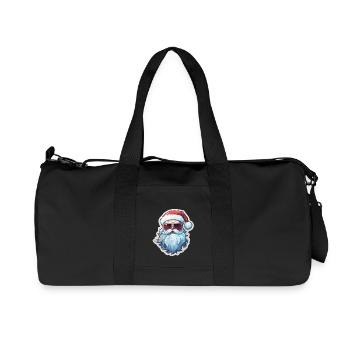 Santa Claus - illustration - Recycled Canvas Sports Bag by Stanley/Stella - black - Front
