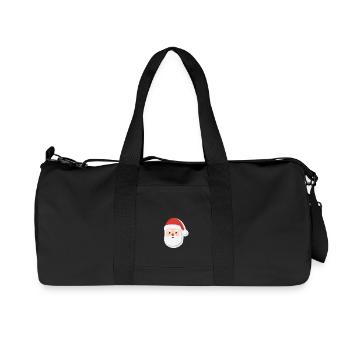 Santa Claus - illustration - Recycled Canvas Sports Bag by Stanley/Stella - black - Front