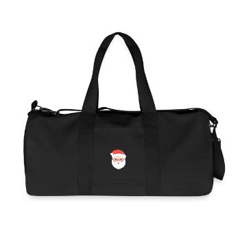 Santa Claus - illustration - Recycled Canvas Sports Bag by Stanley/Stella - black - Front