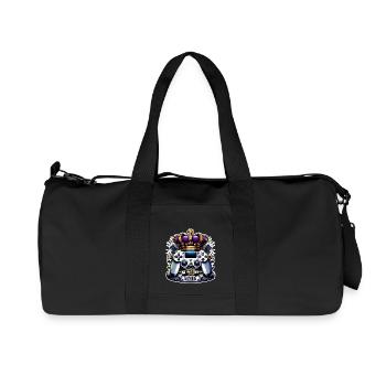 King of Gaming - Controller and Crown Illustration - Recycled Canvas Sports Bag by Stanley/Stella - black - Front