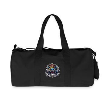 King of Gaming - Controller and Crown Illustration - Recycled Canvas Sports Bag by Stanley/Stella - black - Front