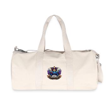 King of Gaming - Controller and Crown Illustration - Recycled Canvas Sports Bag by Stanley/Stella - natural - Front