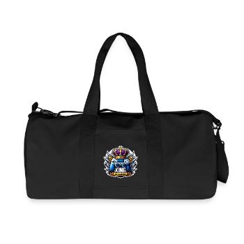 King of Gaming - Controller and Crown Illustration - Recycled Canvas Sports Bag by Stanley/Stella - black - Front