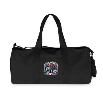 King of Gaming - Controller and Crown Illustration - Recycled Canvas Sports Bag by Stanley/Stella - black - Front
