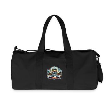 GrillMaster - Grill Illustration - Recycelte Canvas-Sporttasche von Stanley/Stella - Schwarz - Vorne