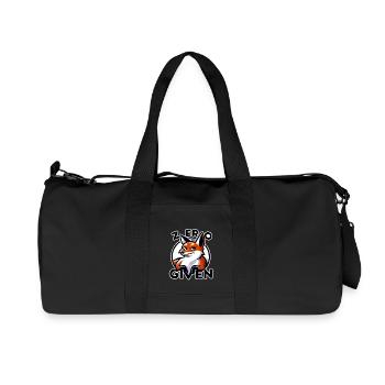 Zéro donné - Illustration de renard - Sac de sport en toile recyclée Stanley/Stella - noir - Devant