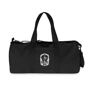 Dream Big - Shooting Star Illustration - Recycled Canvas Sports Bag by Stanley/Stella - black - Front