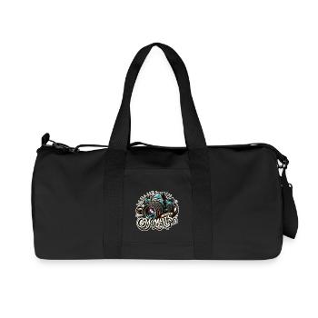 Capture Moments - Camera Illustration - Recycled Canvas Sports Bag by Stanley/Stella - black - Front