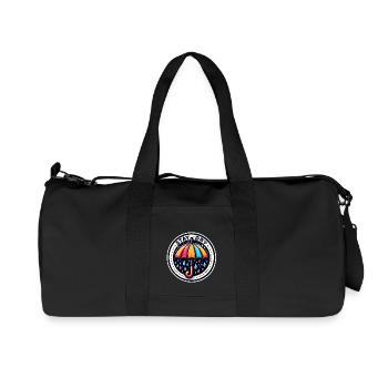 Stay Dry - Umbrella Illustration - Recycled Canvas Sports Bag by Stanley/Stella - black - Front