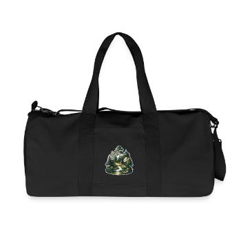 Landscape - Illustration - Recycled Canvas Sports Bag by Stanley/Stella - black - Front