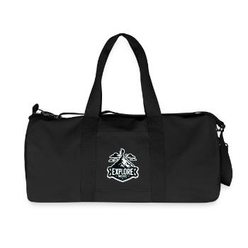Explore more - Wanderer - Recycled Canvas Sports Bag by Stanley/Stella - black - Front
