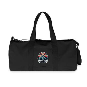 Mountain High - Berg Illustration - Recycled Canvas Sports Bag by Stanley/Stella - black - Front