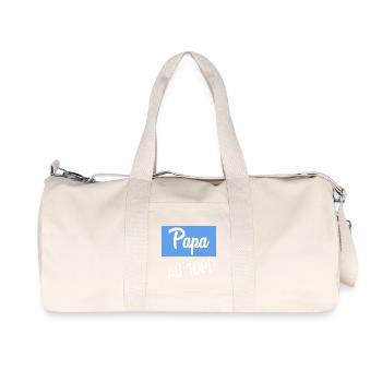 FÊTE DES PÈRES - Sac de sport en toile recyclée Stanley/Stella - blanc naturel - Devant