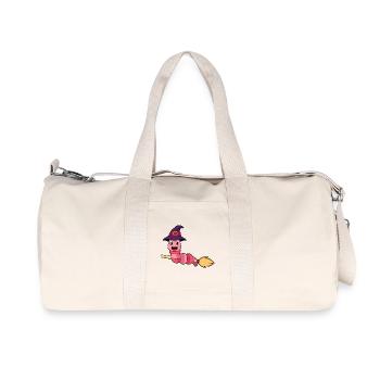 Worm Witch Broom - Recycled Canvas Sports Bag by Stanley/Stella - natural - Front