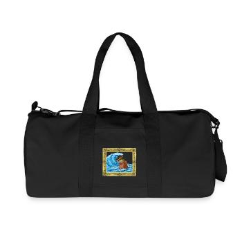 Pets Sea Guinea Pig Guinea Pig - Recycled Canvas Sports Bag by Stanley/Stella - black - Front