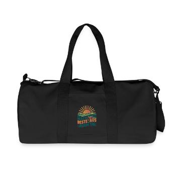 Make the most of every day - Recycled Canvas Sports Bag by Stanley/Stella - black - Front