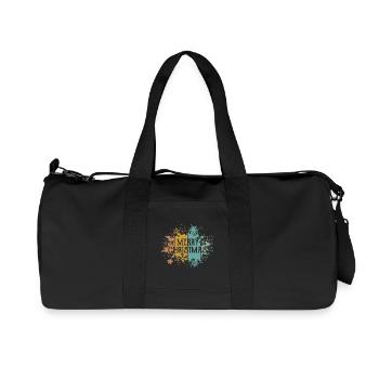 rétro Joyeux Noël Flocon de Neige Cristal de Glace - Sac de sport en toile recyclée Stanley/Stella - noir - Devant