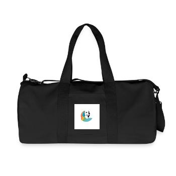 Bunter Hund - Recycelte Canvas-Sporttasche von Stanley/Stella - Schwarz - Vorne