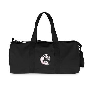 Lazy y Proud Cats - Recycled Canvas Sports Bag by Stanley/Stella - black - Front