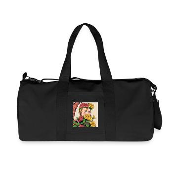 Knight Rose - Recycelte Canvas-Sporttasche von Stanley/Stella - Schwarz - Vorne