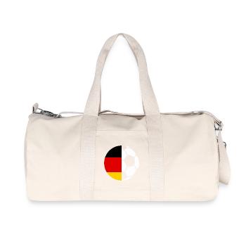 Joueur de football Allemagne Flag Soccer - Sac de sport en toile recyclée Stanley/Stella - blanc naturel - Devant