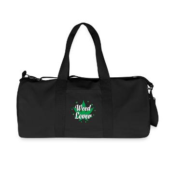 Weed Lover - Cannabis Lover - Marihuana Lover - Recycelte Canvas-Sporttasche von Stanley/Stella - Schwarz - Vorne