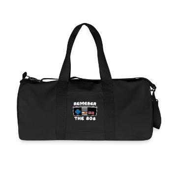 Remember the 80s - Recycled Canvas Sports Bag by Stanley/Stella - black - Front