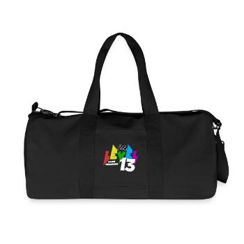 Level 13 Farbiges Gaming Motiv zum 13.Geburtstag - Recycelte Canvas-Sporttasche von Stanley/Stella - Schwarz - Vorne