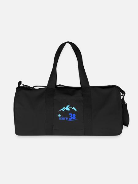 Logo Isère 38  - Sac de sport en toile recyclée Stanley/Stella - noir