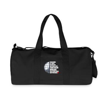 My behaviour Petanque Boule Boule player - Recycled Canvas Sports Bag by Stanley/Stella - black - Front