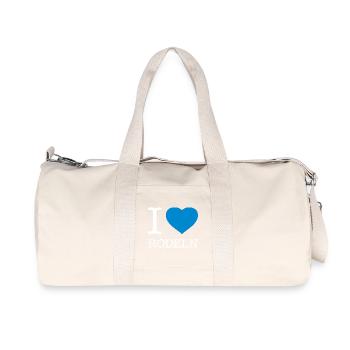 I love tobogganing - Recycled Canvas Sports Bag by Stanley/Stella - natural - Front