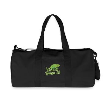 Leguanjagd, Frauen, Reptilienjäger, Eidechse - Recycelte Canvas-Sporttasche von Stanley/Stella - Schwarz - Vorne
