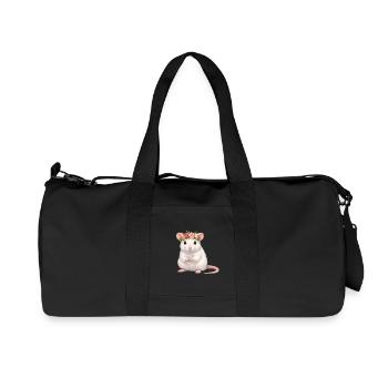 Ratte - Recycelte Canvas-Sporttasche von Stanley/Stella - Schwarz - Vorne