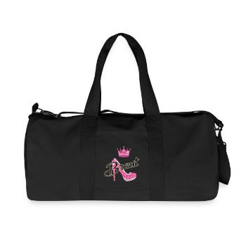 JGA - Braut Schuh - RAHMENLOS - Recycelte Canvas-Sporttasche von Stanley/Stella - Schwarz - Vorne