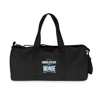 Meilleur Ambulancier du monde homme - Sac de sport en toile recyclée Stanley/Stella - noir - Devant