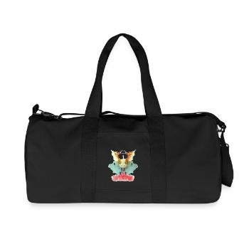 Rorschach Table 9/10 - Sac de sport en toile recyclée Stanley/Stella - noir - Devant