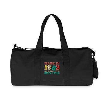 Made in 1993: Legendary Since Day One - Recycled Canvas Sports Bag by Stanley/Stella - black - Front
