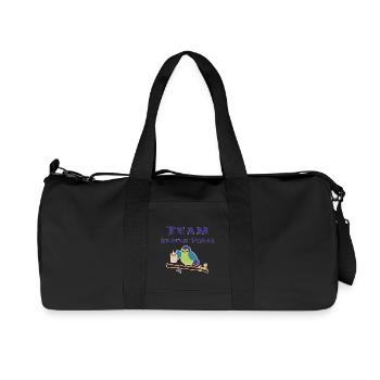 Late Bird Morning Grouch Sleep Shirt - Recycled Canvas Sports Bag by Stanley/Stella - black - Front