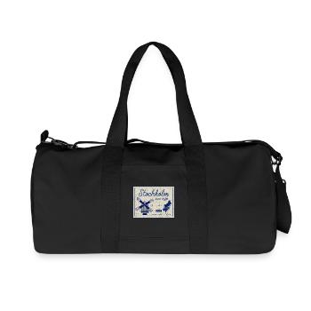 Stockholm Windmill Heritage - Recycled Canvas Sports Bag by Stanley/Stella - black - Front