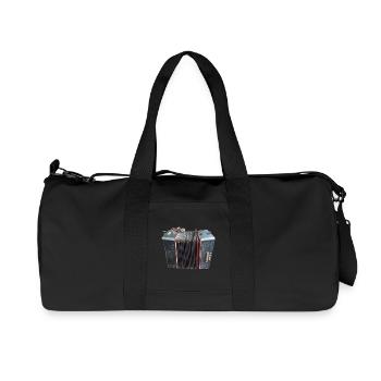 Art vintage de l’accordéon - Sac de sport en toile recyclée Stanley/Stella - noir - Devant