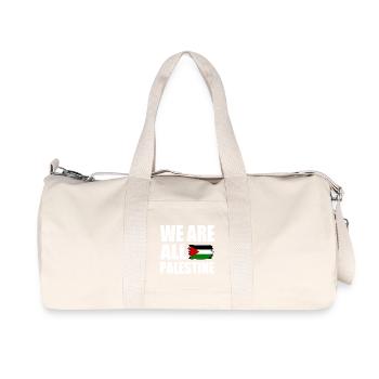 We are all palestine - Sac de sport en toile recyclée Stanley/Stella - blanc naturel - Devant
